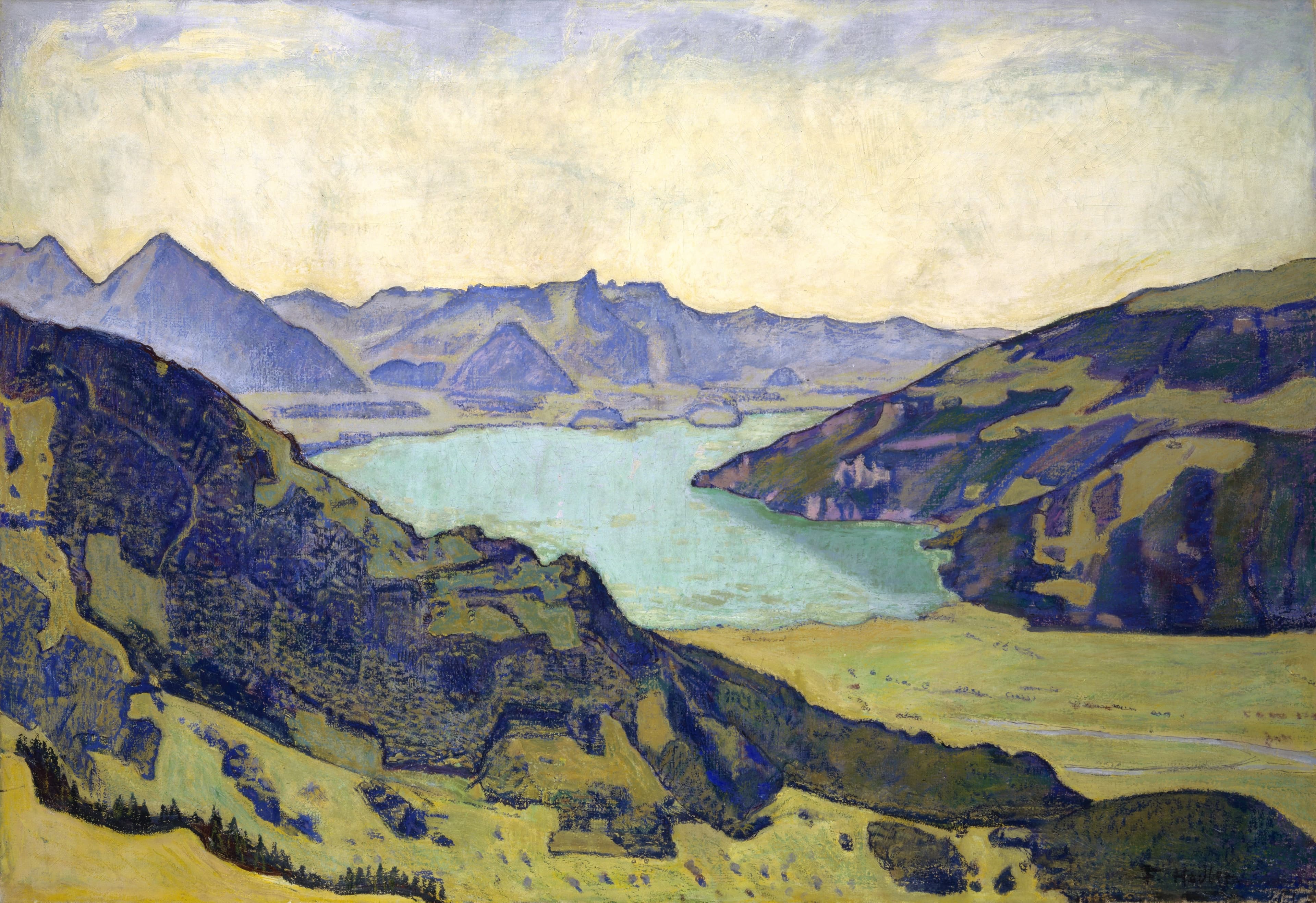 Lake Thun from Breitlauenen, Ferdinand Hodler
