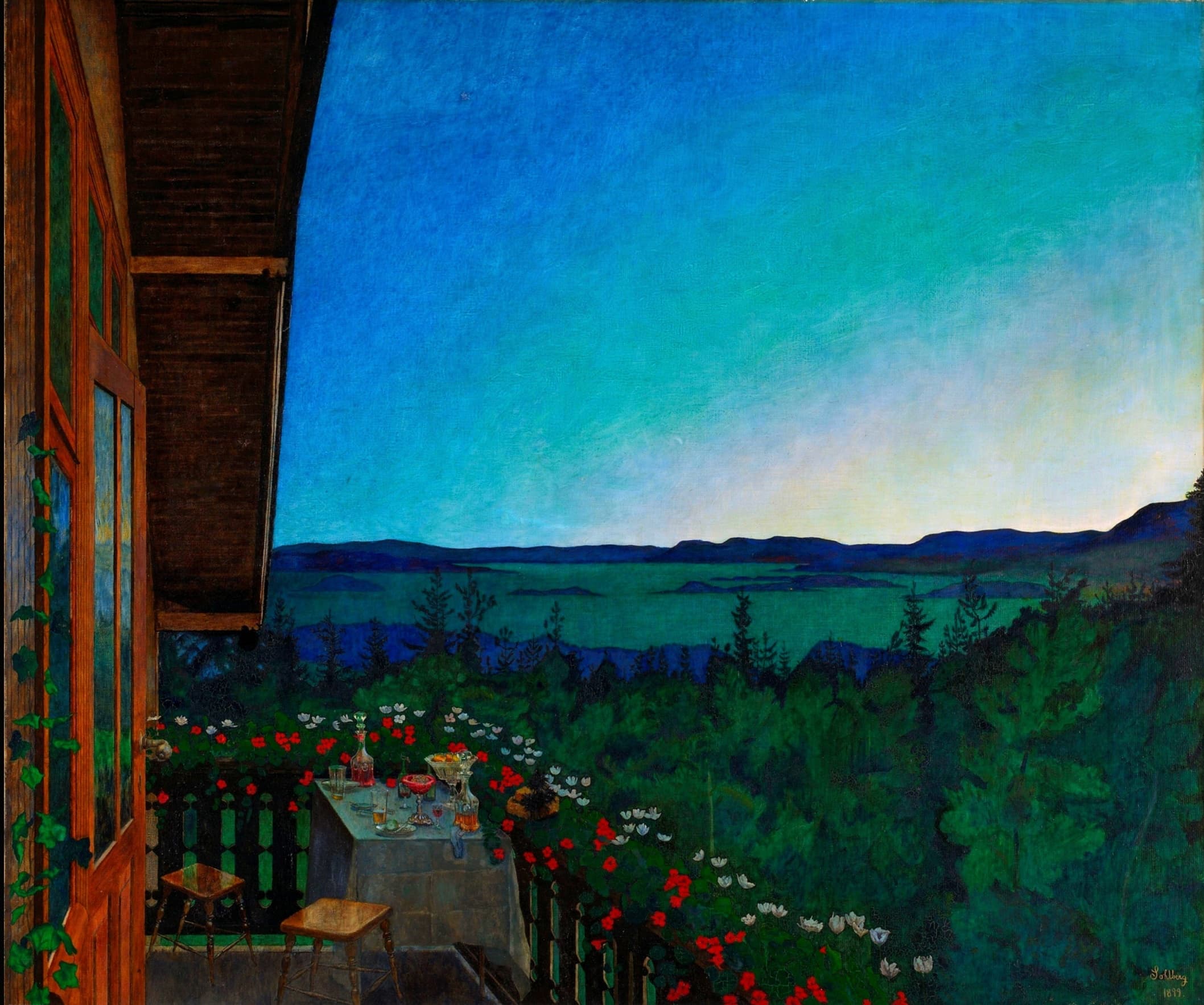Summer Night, Harald Sohlberg