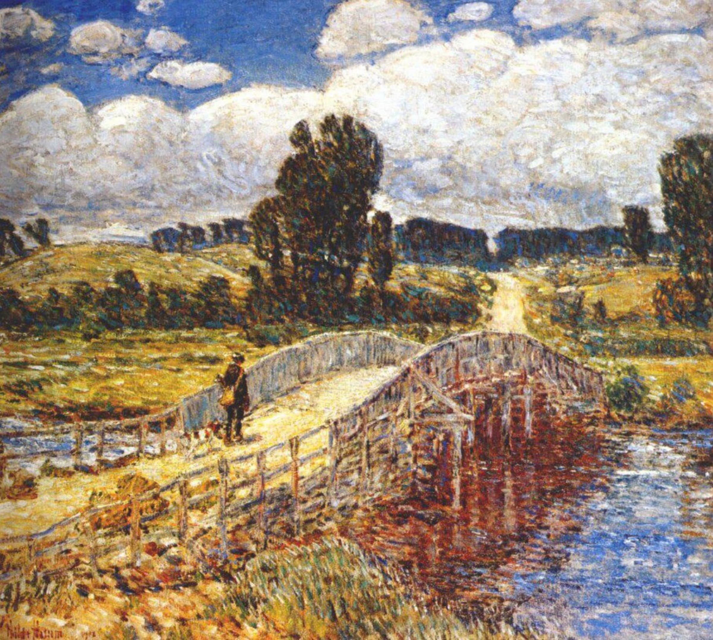 Bridge at Old Lyme, Childe Hassam
