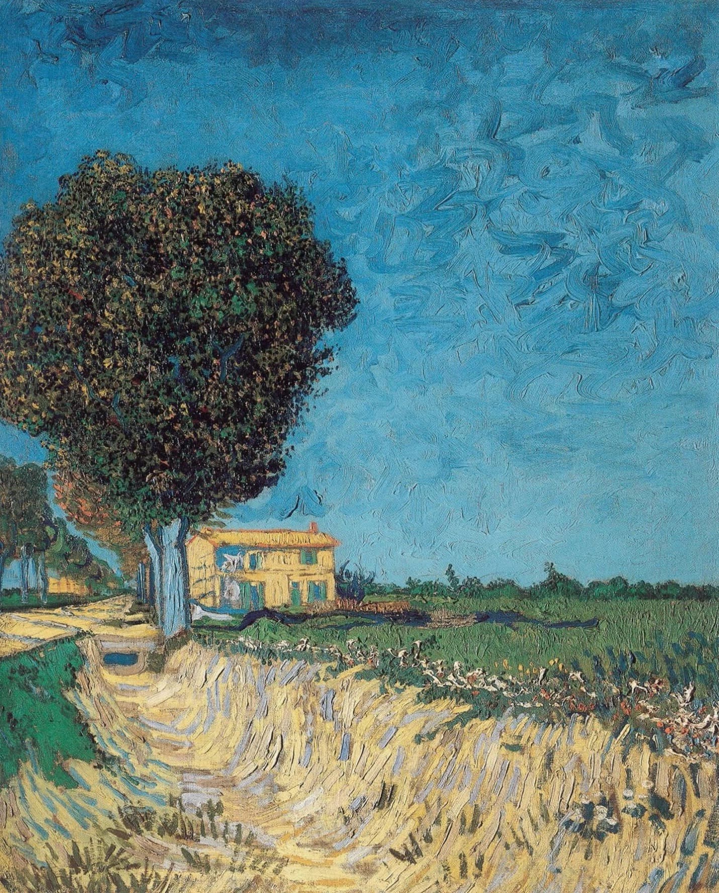 Avenue near Arles, Vincent van Gogh