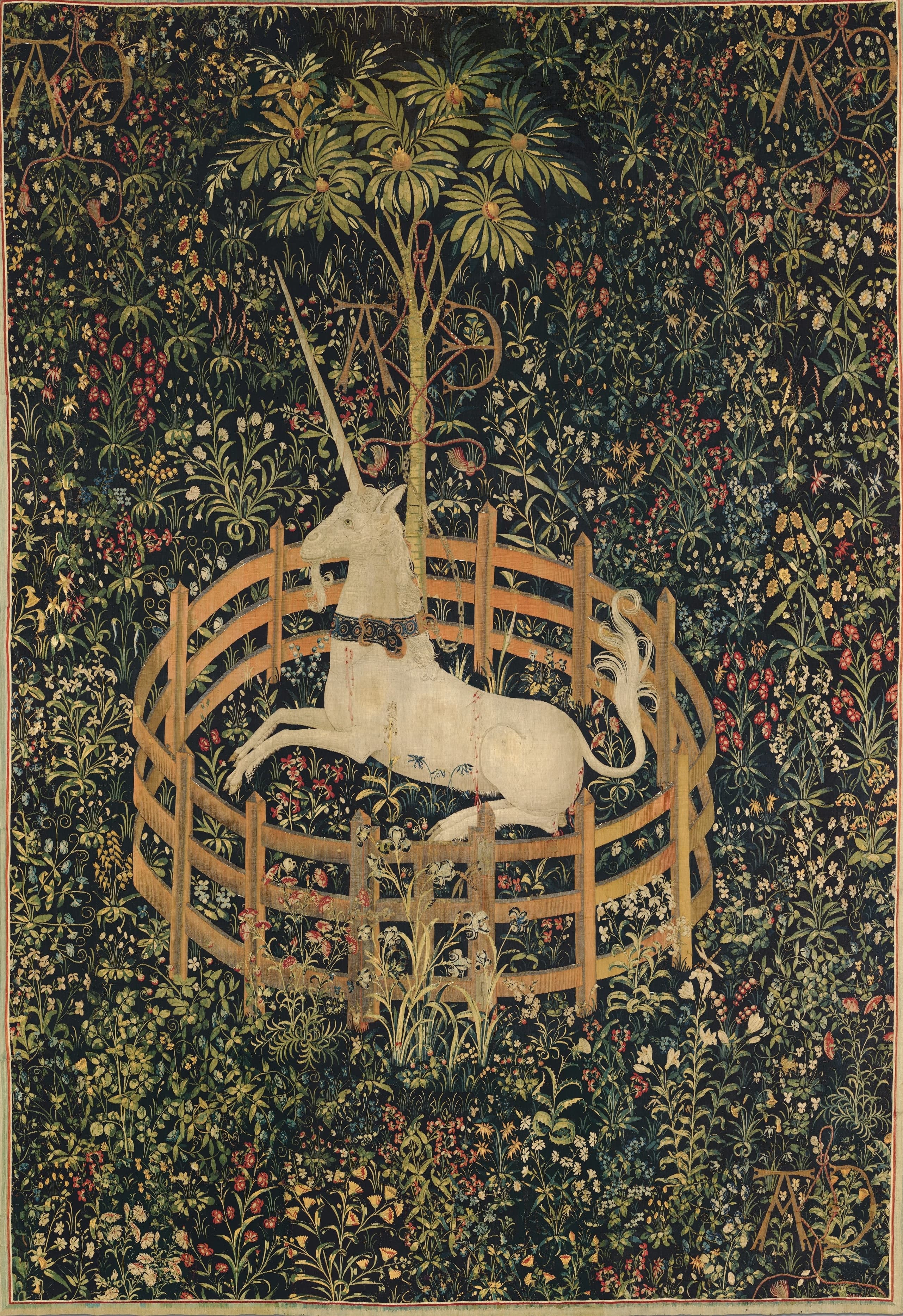 The Unicorn in Captivity, Unknown weavers, South Netherlands