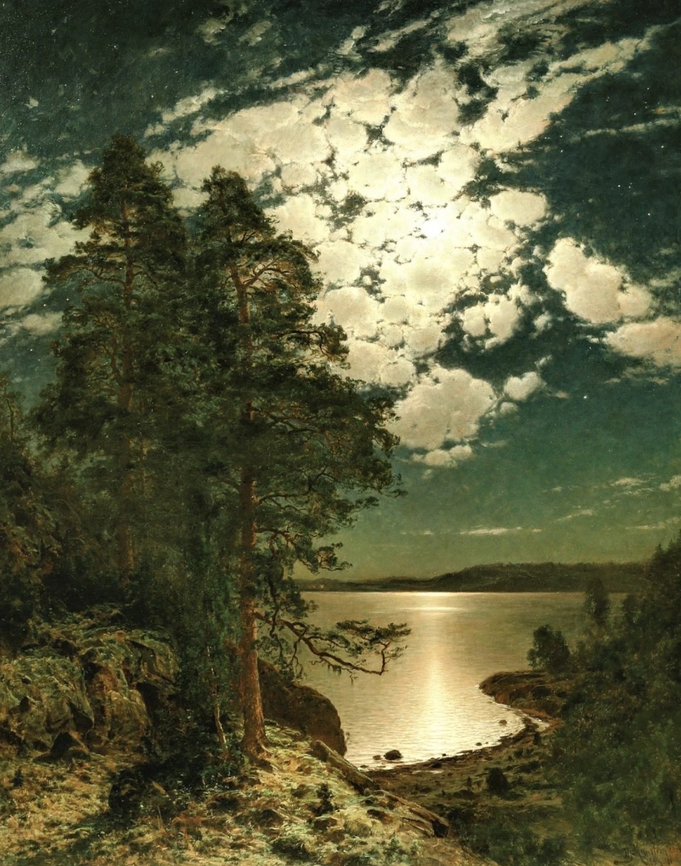Moonlit Night, Hjalmar Munsterhjelm