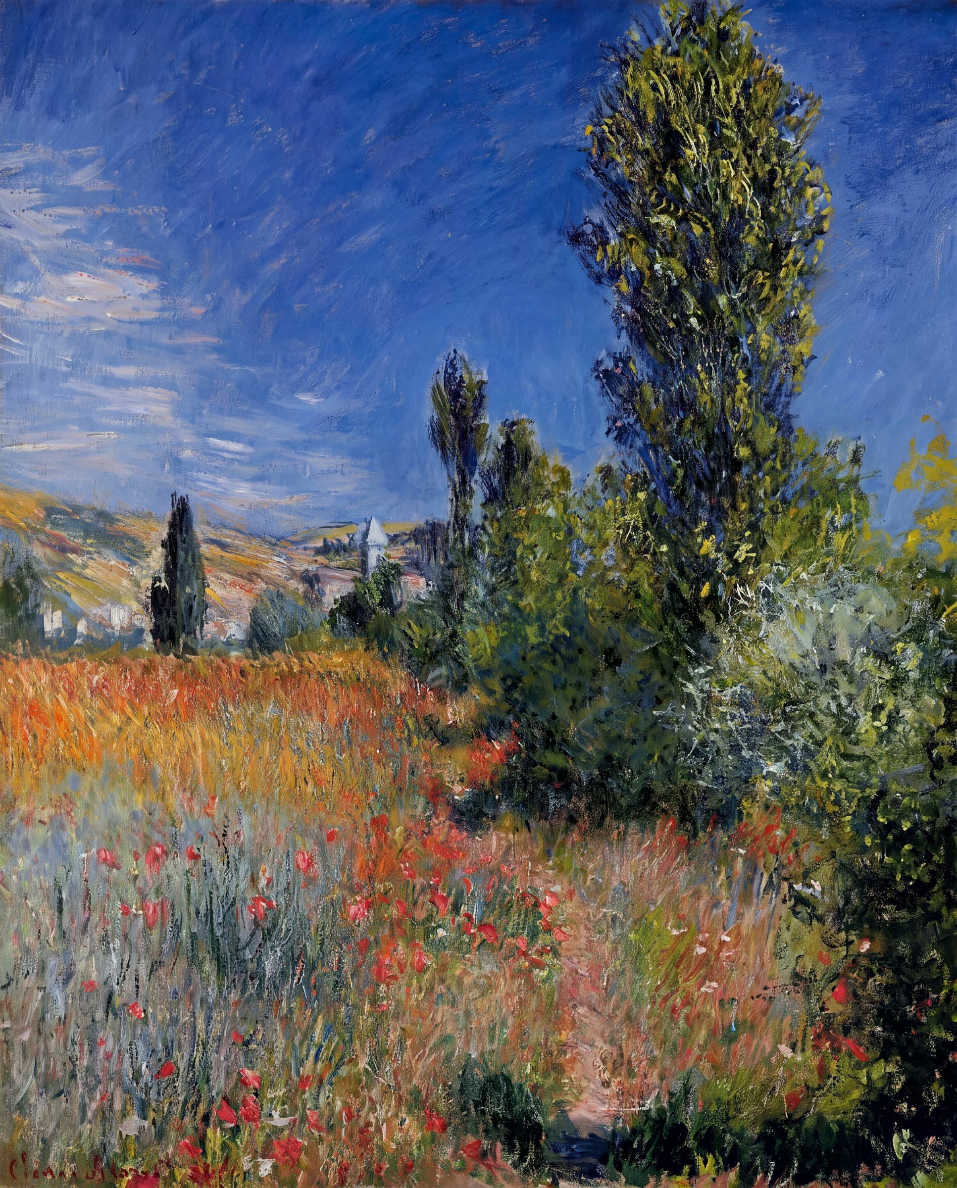 Landscape on the Île Saint-Martin, Claude Monet