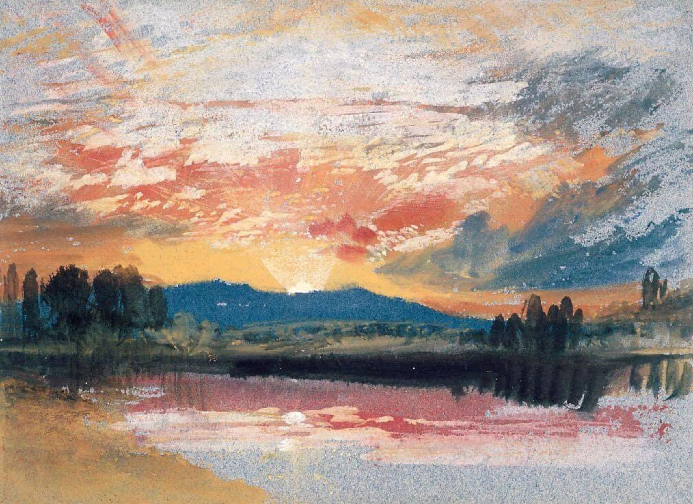Sunset, J. M. W. Turner