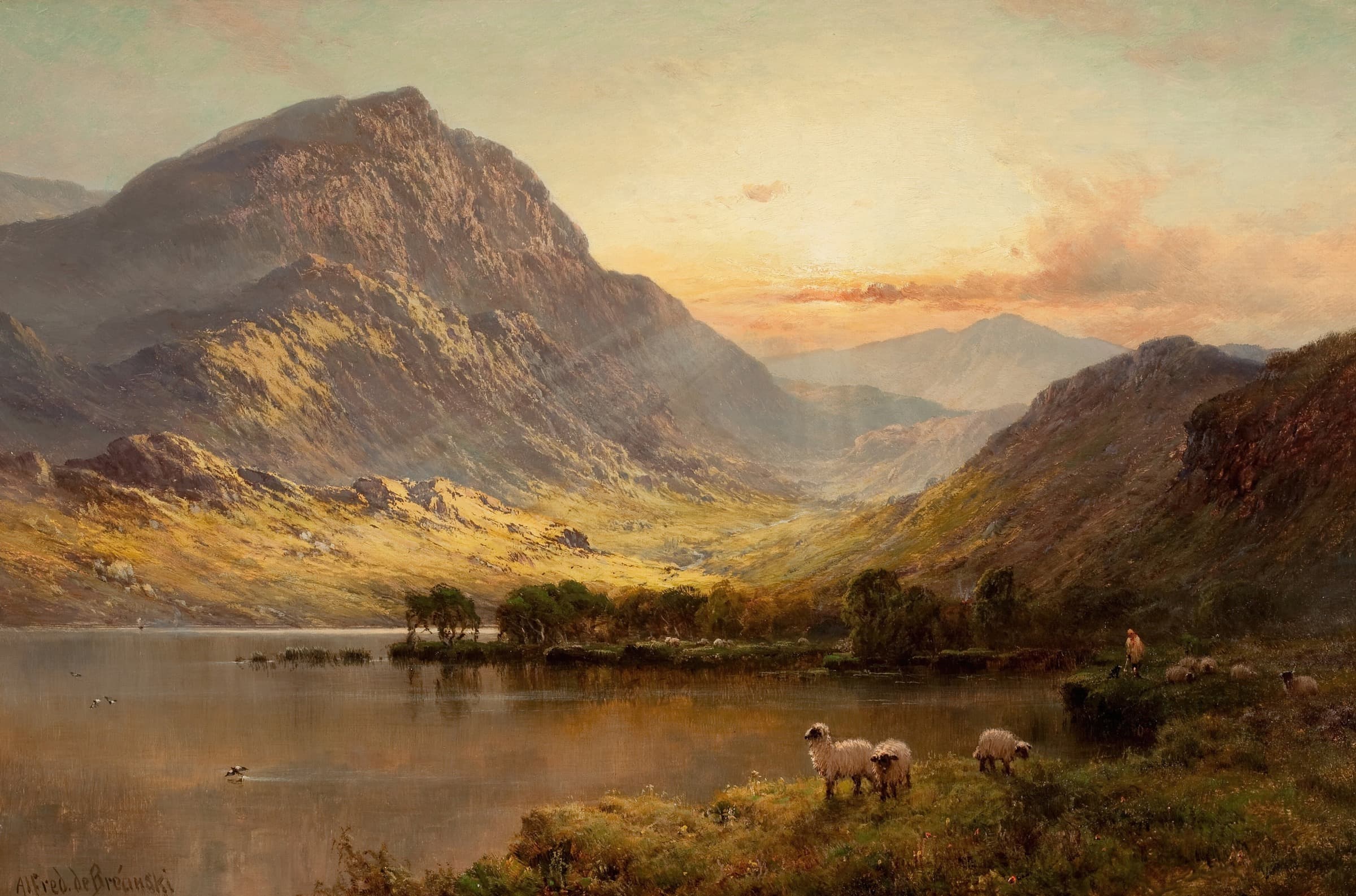 In North Wales, Alfred de Bréanski