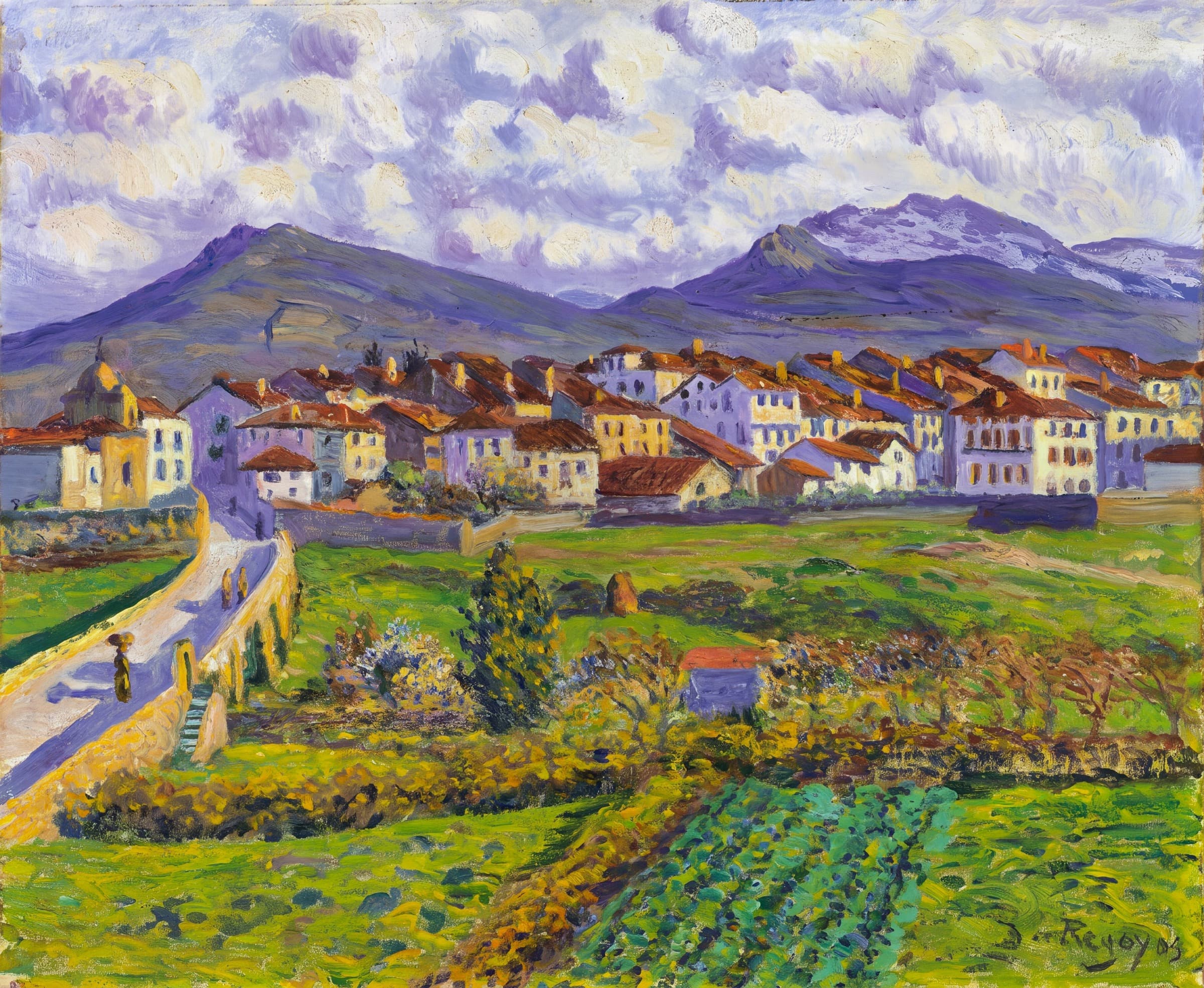 Paisaje de Hernani, Darío de Regoyos