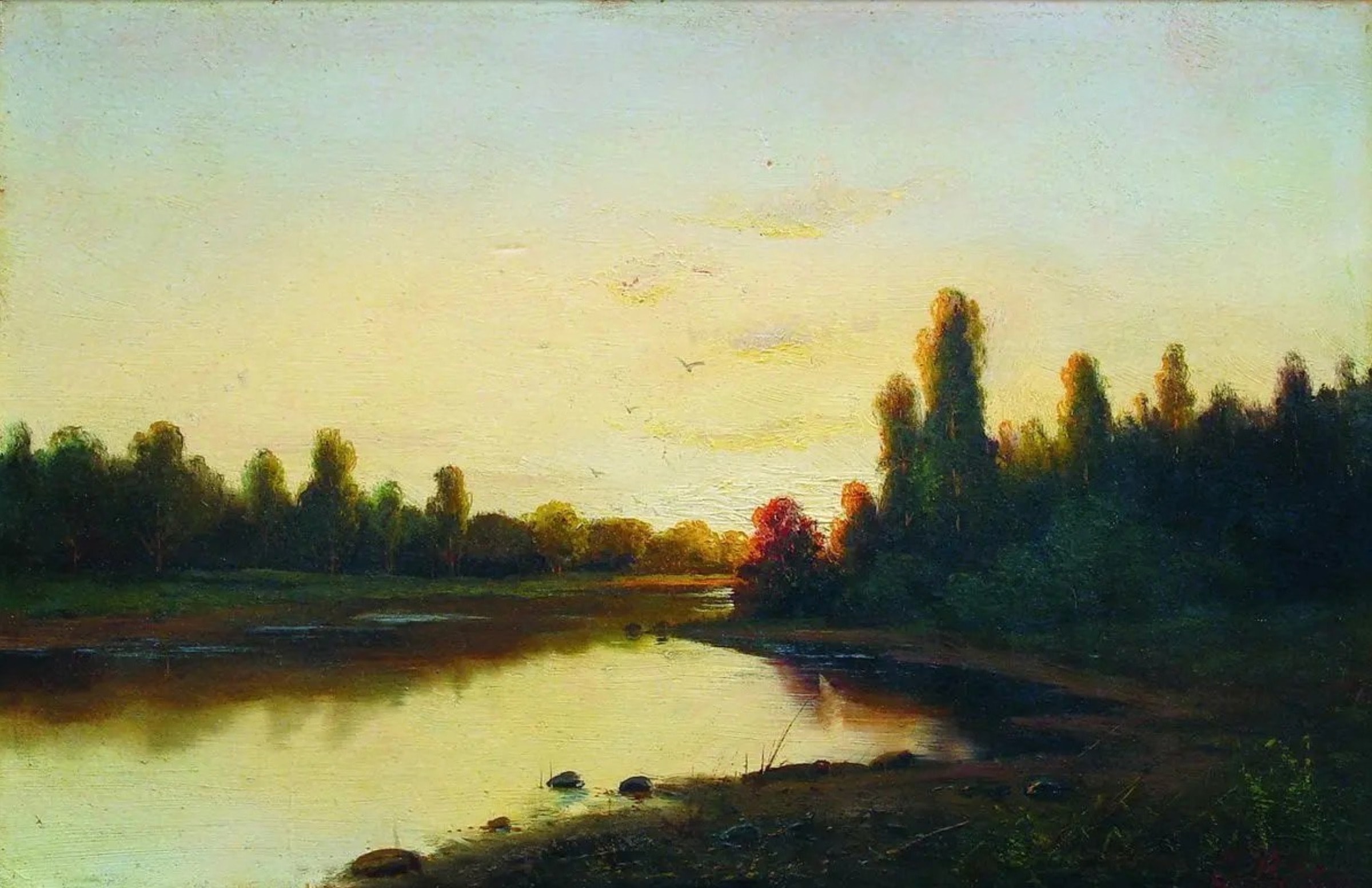 Sunset on the River, Efim Volkov