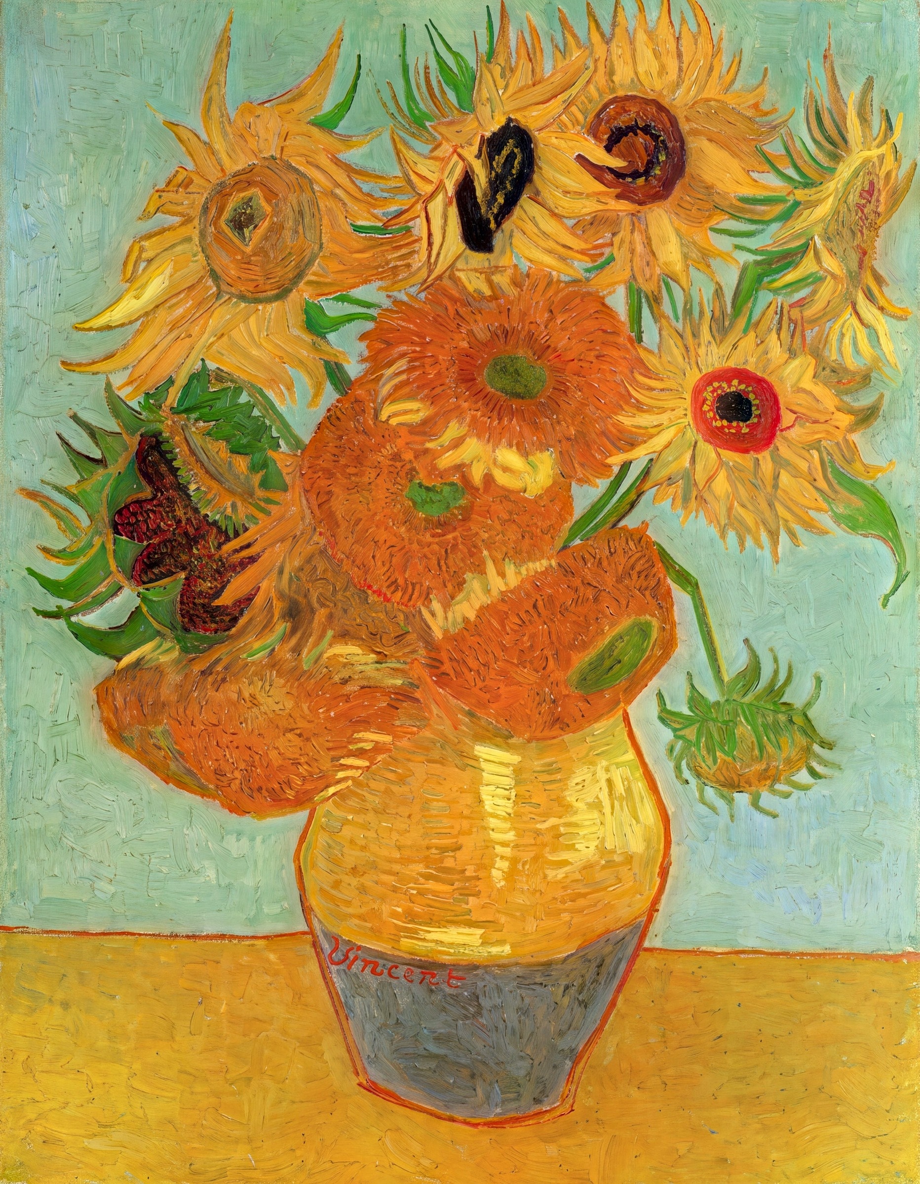 Sunflowers, Vincent van Gogh