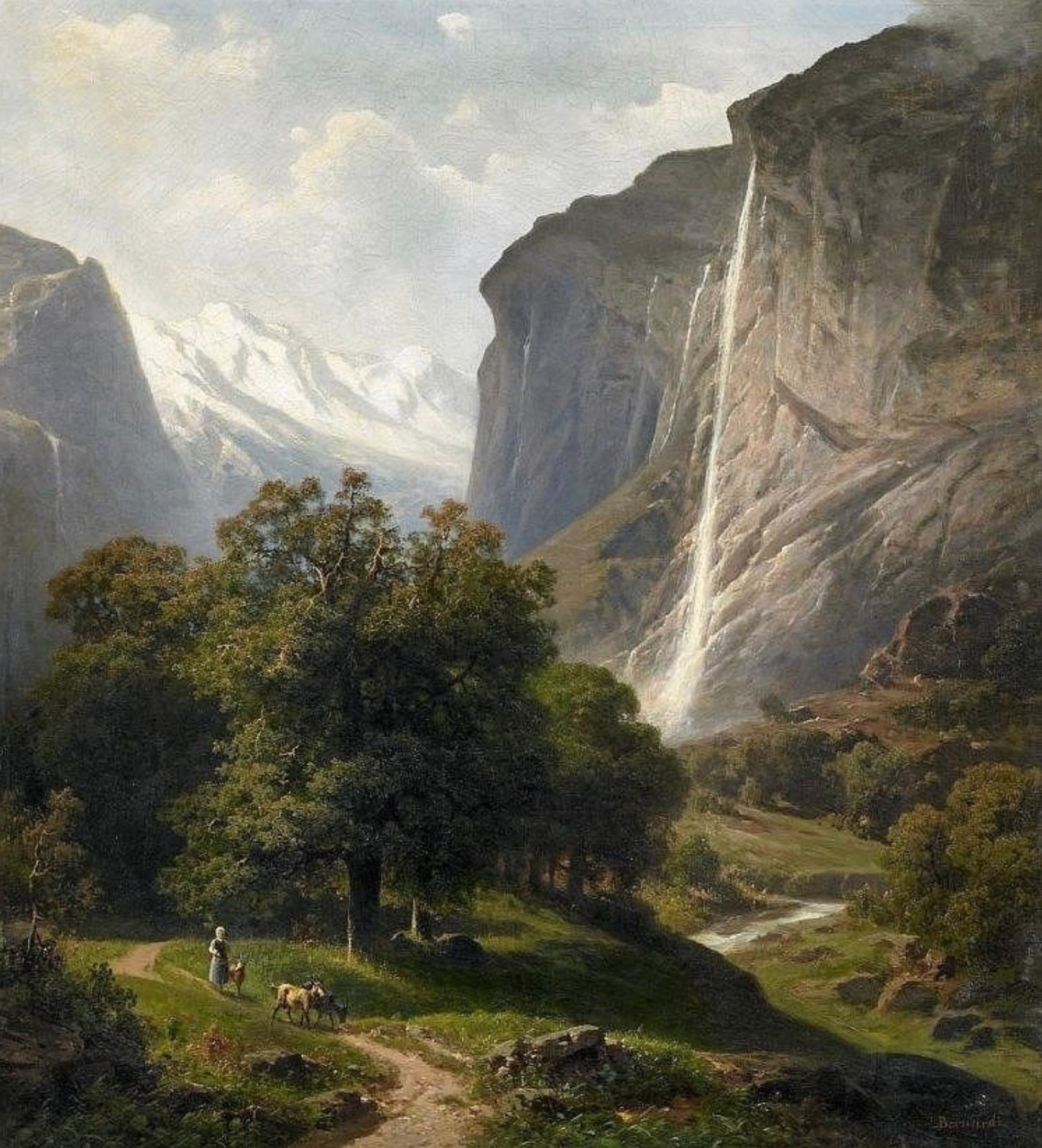 The Staubbach Falls, Joseph Bernard